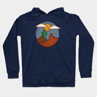 Desert Saguaro Cactus Hoodie